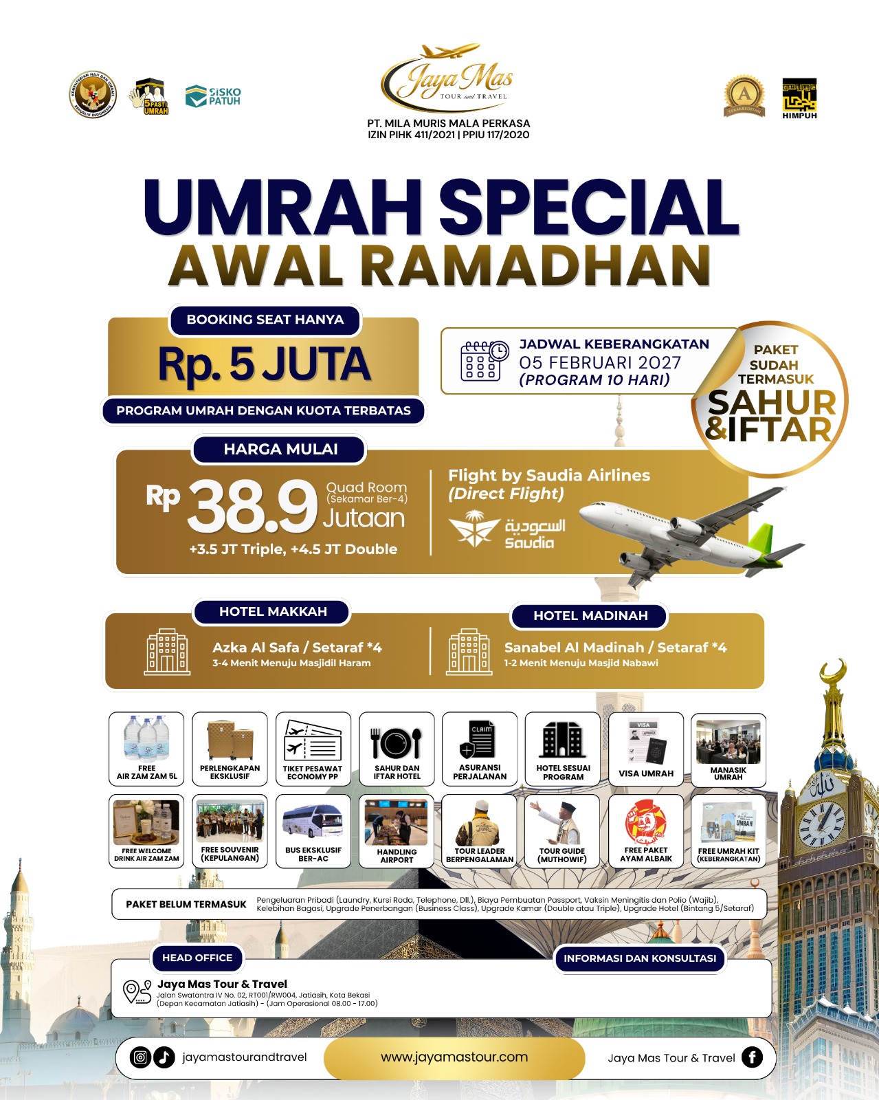 Umrah Special Awal Ramadhan